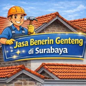 Jasa Benerin Genteng di Lakarsantri Surabaya tukang orang