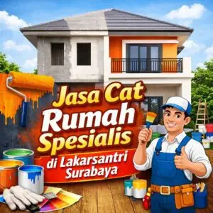 Jasa Cat Rumah Spesialis di Lakarsantri Surabaya