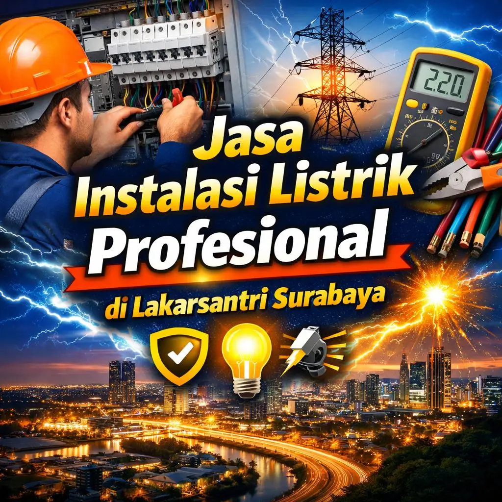 Jasa Instalasi Listrik Profesional di Lakarsantri Surabaya 1 Jasa Instalasi Listrik Profesional di Lakarsantri Surabaya