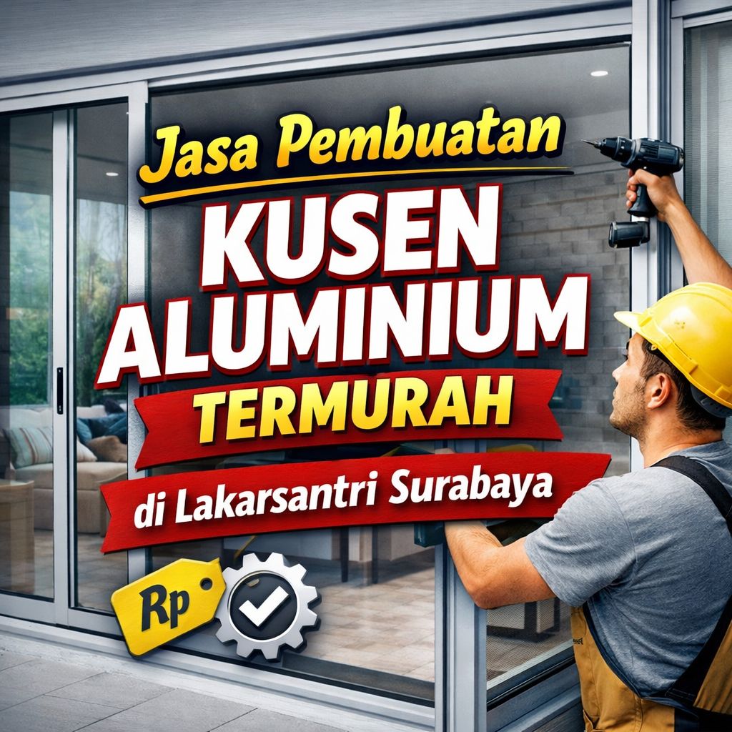 Jasa Pembuatan Kusen Aluminium Termurah di Lakarsantri Surabaya 1 Jasa Pembuatan Kusen Aluminium Termurah di Lakarsantri Surabaya
