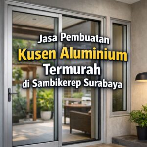 Jasa Pembuatan Kusen Aluminium Termurah di Sambikerep Surabaya
