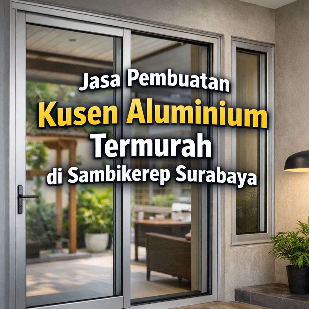 Jasa Pembuatan Kusen Aluminium Termurah di Sambikerep Surabaya 1 Jasa Pembuatan Kusen Aluminium Termurah di Sambikerep Surabaya