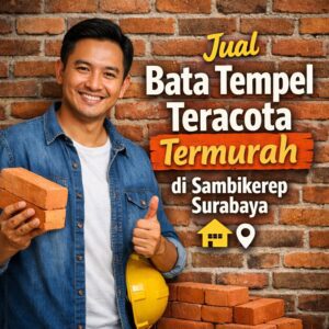 Home 14 Jual Bata Tempel Teracota Termurah di Sambikerep Surabaya