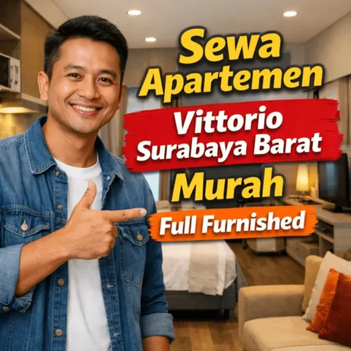 Home 10 Sewa Apartemen Vittorio Surabaya Barat Murah Full Furnished