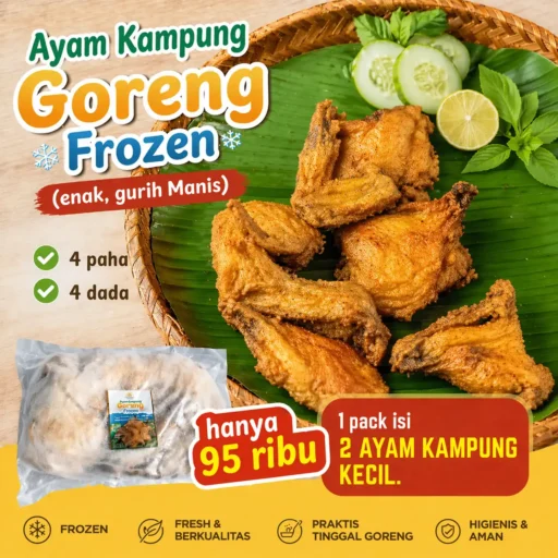 Home 16 Jual Ayam Goreng Kampung Ungkep Frozen 2 Ekor Praktis Tinggal Goreng di Surabaya
