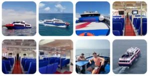 Boat trip around Nusa Penida
