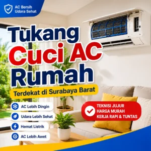 tukang cuci ac rumah terdekat di surabaya barat